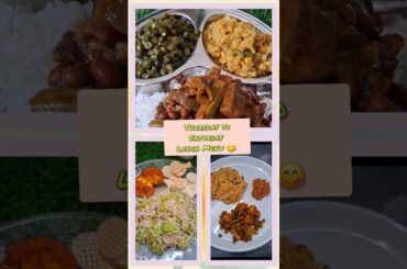 Full Weekday Meal Plan (Part 2)!Thursday,Friday,Saturday Lunch BOX Ideas! Daily Menu #shortsfeed