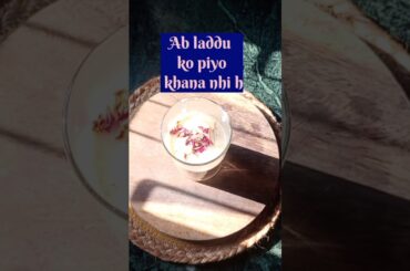 Laddu rabari milk #food #winterrecipies #recipe #besan#easyrecipe#cooking #healthy#foodie#veetadka