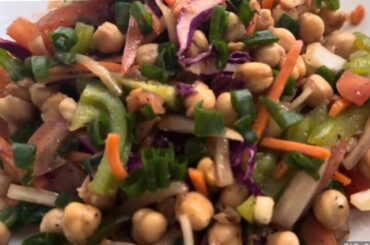 Chickpea salad /healthy salad recipe #healthysalad