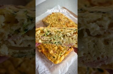 Zucchini slice #healthyrecipes #healthy #recipe #snack #breakfast #lunch #easyrecipe #zucchini