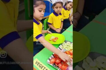 Sandwich making activity #littleleadersindia #happyparenting #littleleadersplayschool #parentingtips
