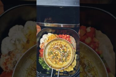 Air Fryer Mixed Vegetables - A Healthy Side Dish #mixveg #airfryer ##airfryerhacks #shorts #reels