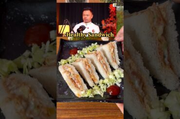 Healthy Coleslaw Sandwich #healthysandwich #healthyrecipes #healthyfood #chefcooking #sandwich