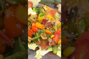 Stir Fry Vegetables with Paneer | Healthy Weight Loss Meal #shorts #shortsfeed #shortsvideo #protein