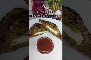 No Bread Protein Rich Sprouts Sandwich | Healthy & Tasty #ytshorts #food #shortsfeed #shorts #recipe