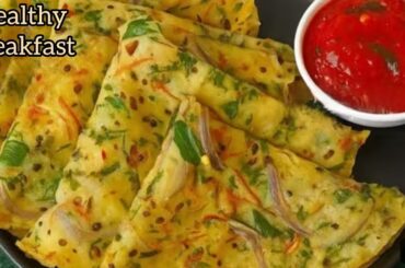 Perfect For Vaggie Lovers! 10 Minutes Mix Veg Paratha Recipe | Healthy Breakfast Without Maida