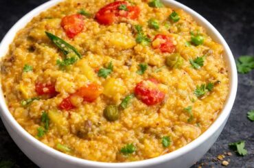 Healthy Masala Daliya Recipe | Simple, Tasty & Weight Loss Friendly | Simple Daliya for Weight Loss