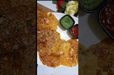 Instant breakfast / sooji chila / healthy breakfast recipe #recipe #shortsvideo #suji #chilla