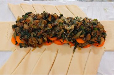 15-Minute Healthy Dinner | Easy Puff Pastry & Spinach Recipe