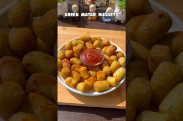 Green matar nuggets #shorts #recipe #snacks #nuggets #matar #shortsfeed #trending #viral #cooking