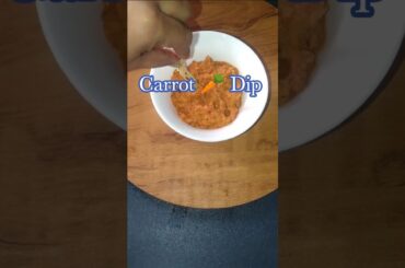 Carrot Dip #recipe #health #reels #food