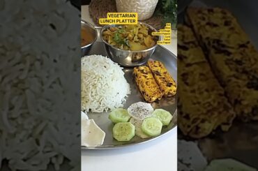 Vegetarian Lunch | #homemadefood #lunch #vegetarian #trending #shorts