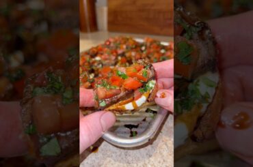 Steak & Bruschetta Crostinis