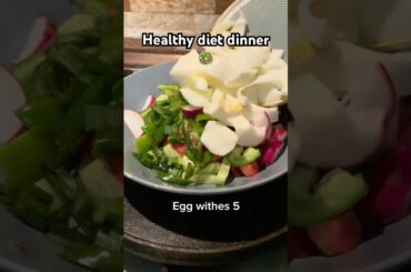Healthy High Protein Dinner | Egg White Salad for Weight Loss