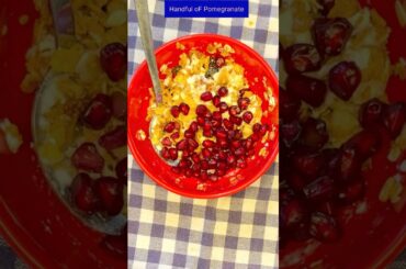 healthy breakfast Muesli with Curd #healthylifestyle #muesli #guthealth #easyrecipe #diet #dietplan