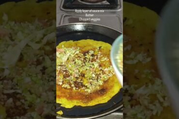 #healthy breakfast recipe #moong dal stuffed chilla