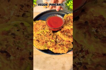 Veggie Pancake #shorts #veg #pancake #shortsfeed #viral #recipe #healthy
