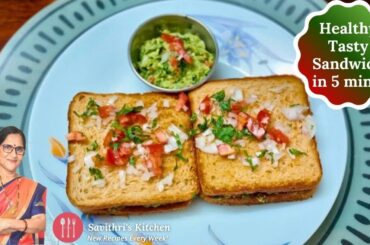 5-Minute Healthy Avocado Sandwich: Quick & Delicious Recipe You Need to Try!