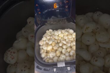 Healthy and tasty makhana in air fryer #recipes #food #ytshorts #reels