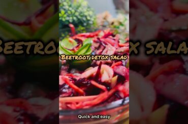 Easy beetroot salad for weight loss_healthy recipe#healthy salad #detoxsalad #weightlossrecipe#viral