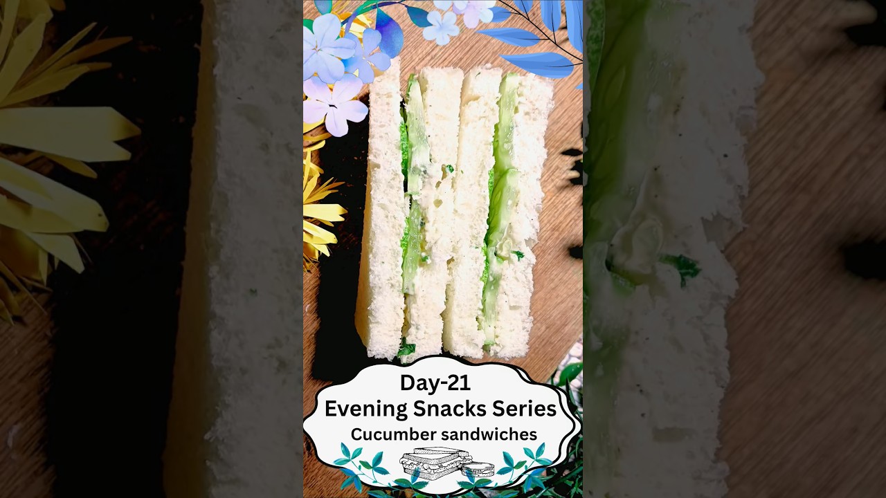 Cucumber Sandwich Recipe | No Cook Sandwich | Day-21 Cucumber Sandwich Recipe | No Cook Sandwich | Day-21