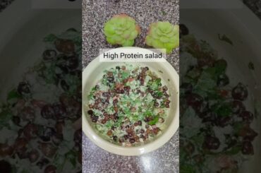 High Protein Black Chana Salad | Quick, Healthy & Tasty#shorts#shortvideo#health#protein
