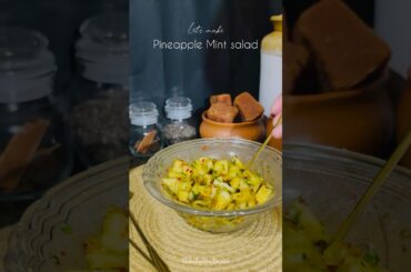 Christmas series- 02 Pineapple mint salad #shortsfeed #viral #christmas