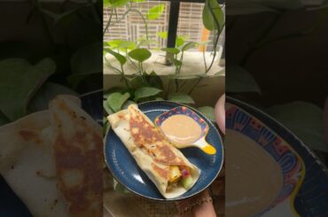 Healthy Paneer Wrap I made for Dinner today #viral#trending#paneerwrap#paneer#shorts#fyp#yt