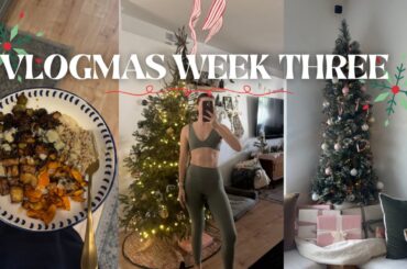 A FEW DAYS VLOG : healthy dinner recipes, workouts & updated skincare routine!