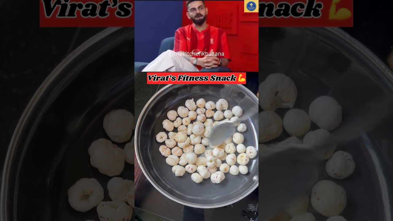 Virat Kohli’s Favorite Makhana Snack #shorts #viratkohli Virat Kohli’s Favorite Makhana Snack #shorts #viratkohli