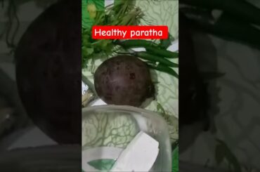healthy beetroot paratha #india #food #tastyindia #lunch #cooking