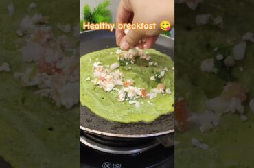 Healthy & Rich protein breakfast Mong daal cheela #healthy-breakfast  #dailyvlog  #food