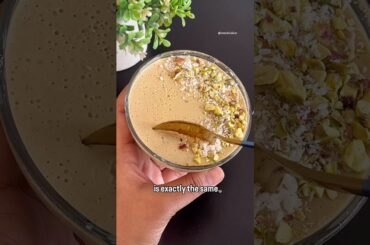 No Cook, Healthy Makhana Coconut Mousse #viralreels #healthyrecipes