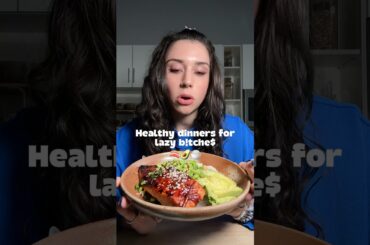 Teriyaki salmon bowllsssss #healthyrecipes #healthyfood #easyrecipe