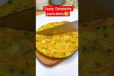 Make tasty and healthy omelette pancake for breakfast.#recipe , #viralvideo , #food