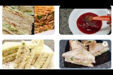 3 sandwich  recipes Pizza sandwich Mayo sandwich chicken  sandwich