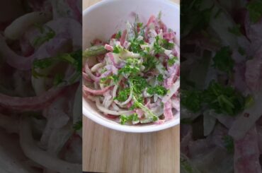 Viral Creamy Salad #shorts #shortsfeed #viral #salad #creamy