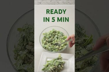 Classic Green Pea & Cabbage Salad | Fresh, Healthy & Crunchy (Ready in 5 Minutes)