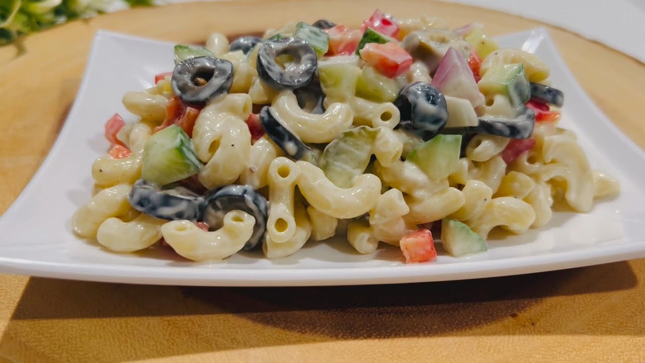 Creamy Macaroni Salad… Healthy salad Creamy Macaroni Salad... Healthy salad