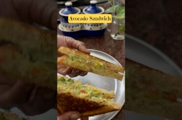 Healthy Avocado Sandwich | best breakfast option #avocado #shorts #shortvideo