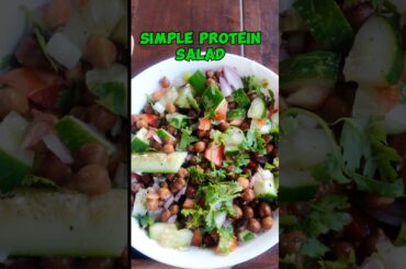 Weight Loss Protein Salad #salad #proteinsalad #weightloss #weightlossrecipe #chanasakad