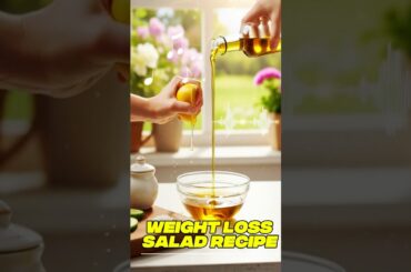 Weight Loss Salad Recipe | Quick & Healthy Meal in 60 Seconds #WeightLossSalad #healthyrecipes