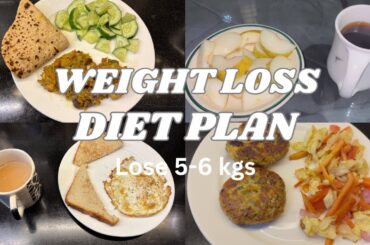 Low Calorie Weight Loss Diet Plan | Homemade Easy Recipes | Lose 5-6kgs | Weight Loss Diet vlog
