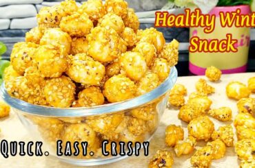 Healthy Crispy Makhana Snack | 5 Minute Quick Snack Recipe | Kids Lunch Box Idea