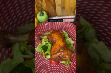 Chicken Leg Salad Dinner | High Protein Low Calorie Meal | Weight Loss Dinner