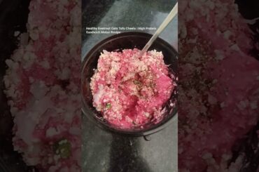 Healthy Beetroot Oats Tofu Cheela | High Protein Sandwich Maker Recipe