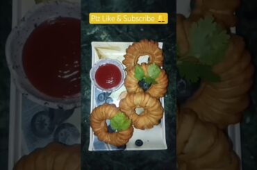 Crispy Flower Kachori #shorts #reels