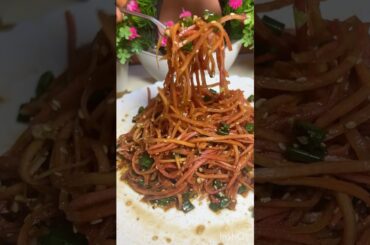 “Low Calorie Carrot Noodles Recipe | Healthy Carrot Noodles in 5 Minutes | Low Calorie Recipe”#food