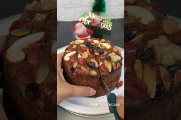 Chrismas cake No Maida No Sugar healthy Plum cake recipe #cake #plumcake