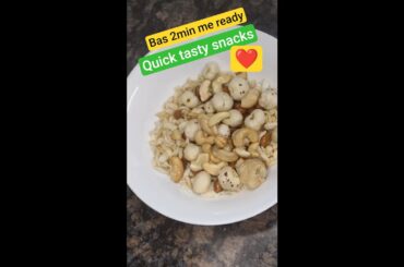 Quick Healthy Makhana (Lava) snacks Recipe| Fox nuts